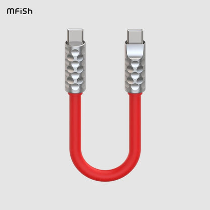 MfiSh Power Viper Type-C to Type-C/Lightning 20cm Data Cable Charging Line