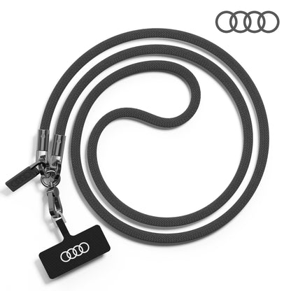 AUDI Nylon Crossbody Phone Lanyard 8mm - R8 D1