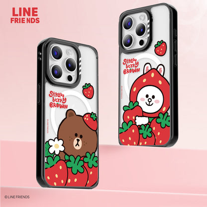 Line Friends Strawberry MagSafe Shockproof Case Cover