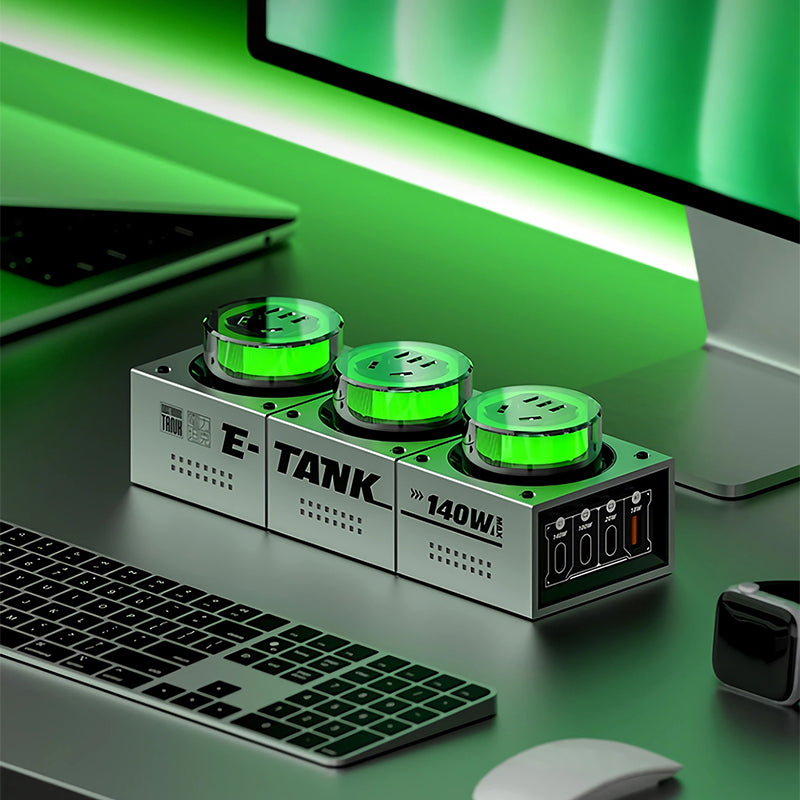 Mfish E-Tank Power Station 140W GaN PD Desktop Charger