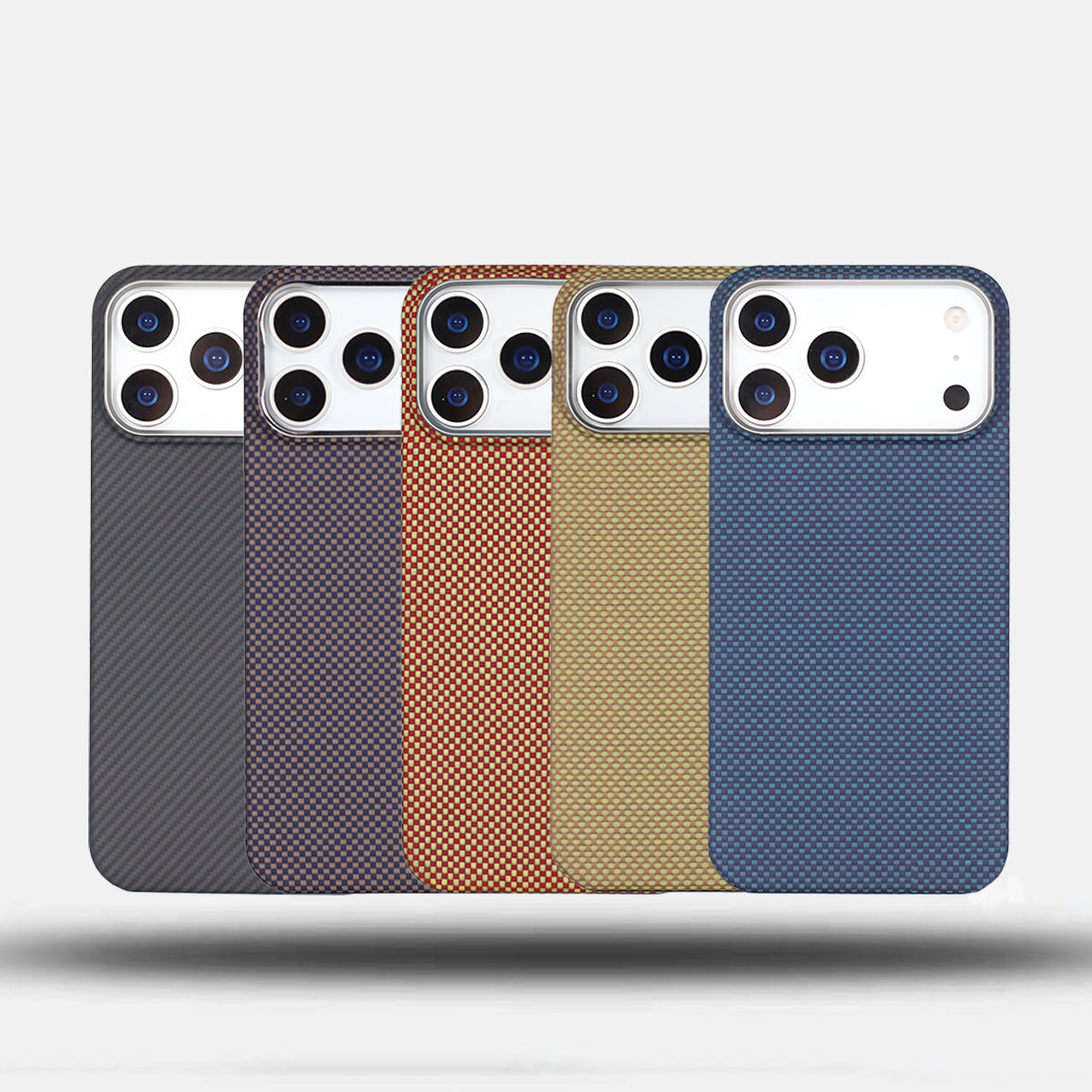 Armor King MagSafe Luxury Pure Aramid Fiber Slim Light Case Cover for Apple iPhone 17 series