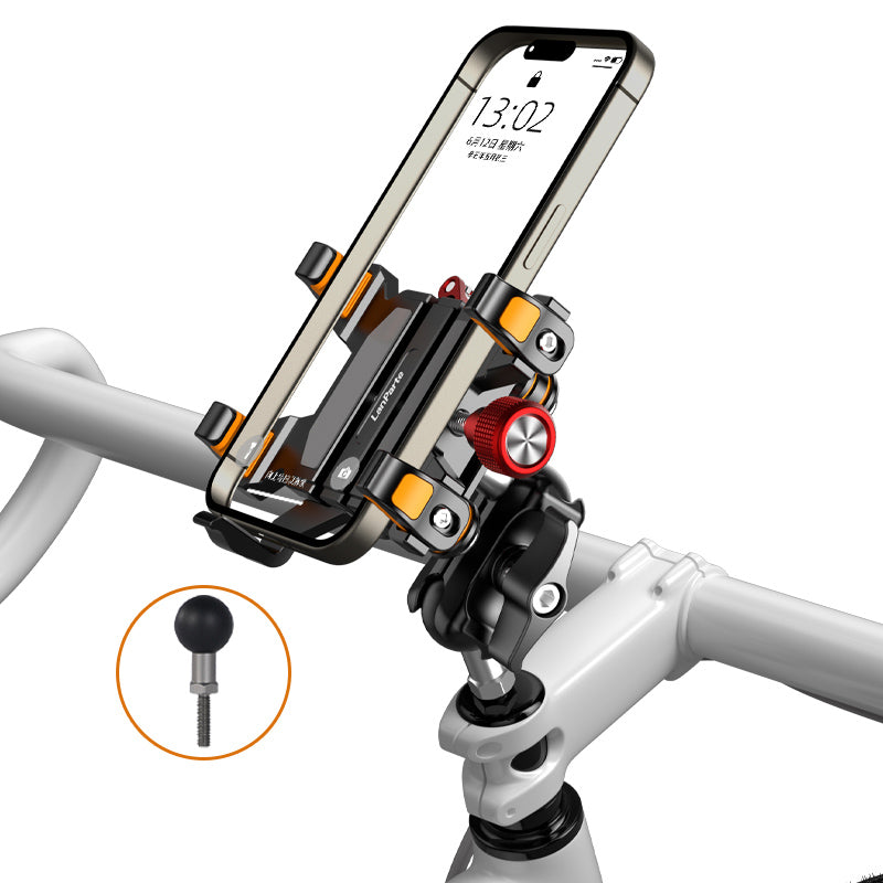 LanParte Aluminum Alloy Anti Vibration Universal Off-road Bracket Motorcycle Bike Handlebar Phone Holder Navigation Mount