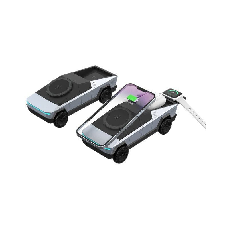 Armor King CyberDock 3-in-1 Wireless Charger + Car Model Ornament + Stand