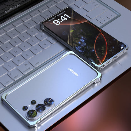 Luphie Slim Light Shockproof Snap-on Aluminum Metal Bumper Case Cover