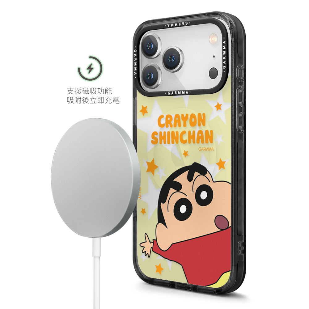 GARMMA Crayon Shin-chan Hello MagSafe Premium Military Grade Drop Tested Impact Case Cover