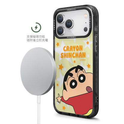 GARMMA Crayon Shin-chan Hello MagSafe Premium Military Grade Drop Tested Impact Case Cover