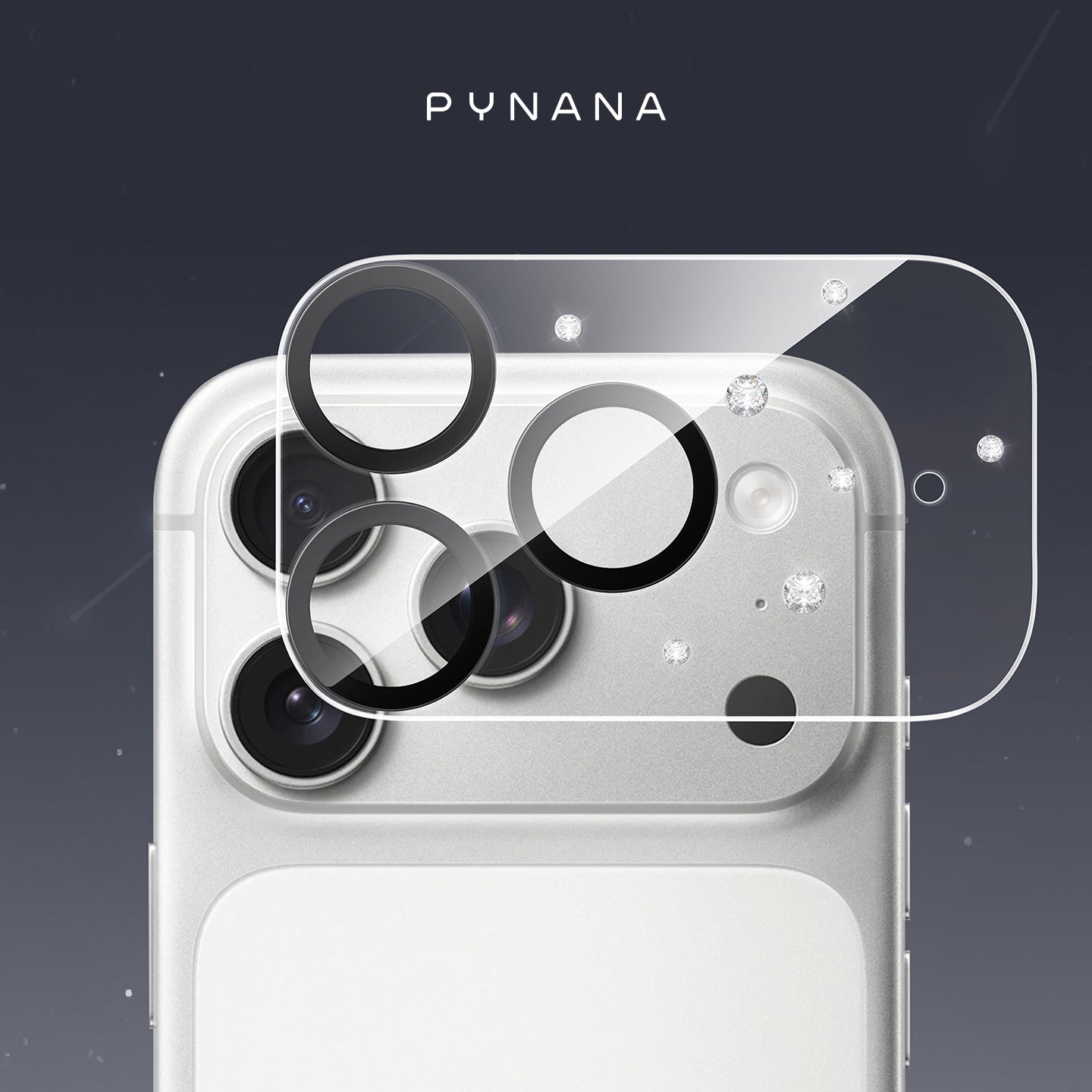 PYNANA Jewelry Aesthetics & Handcraft Starry Sky Tempered Glass Rear Camera Film Lens Protector