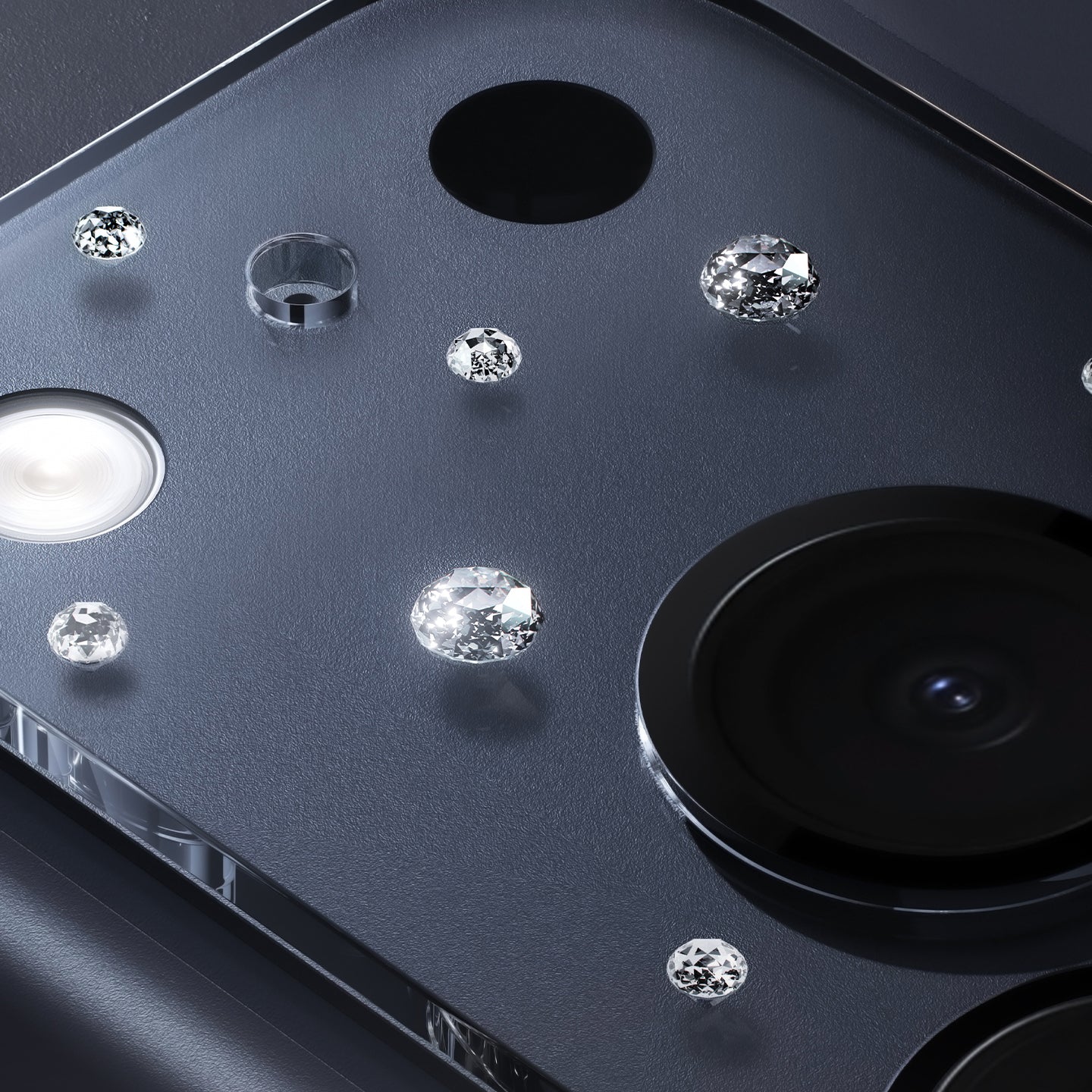 PYNANA Jewelry Aesthetics & Handcraft Starry Sky Tempered Glass Rear Camera Film Lens Protector