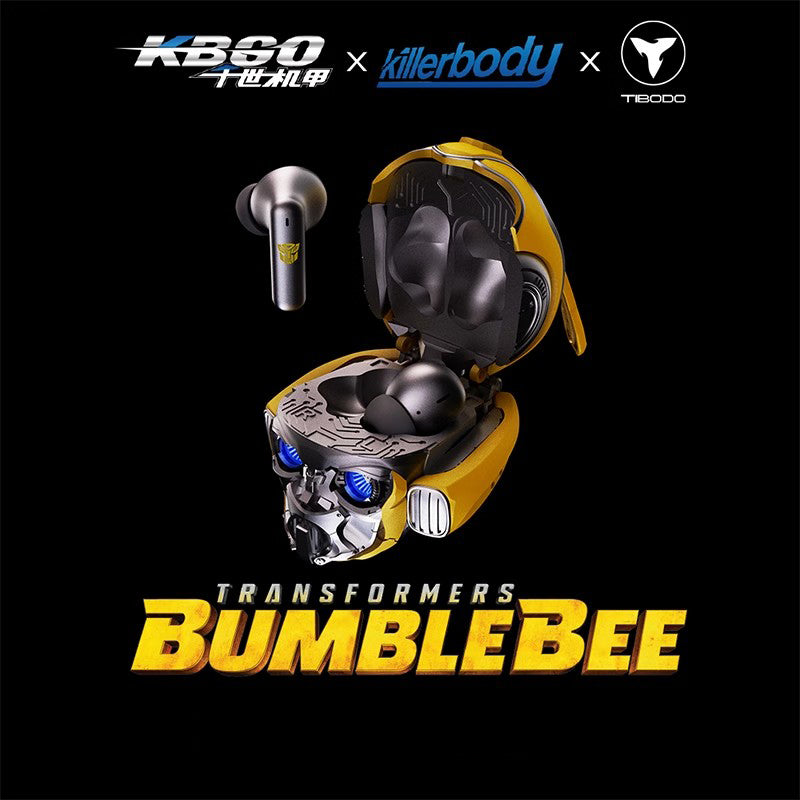 KBGO x Killerbody x Tibodo Transformers Bumblebee H1 Active Noise Canceling Headphones True Wireless Stereo Earbuds