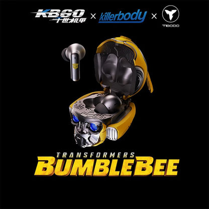 KBGO x Killerbody x Tibodo Transformers Bumblebee H1 Active Noise Canceling Headphones True Wireless Stereo Earbuds