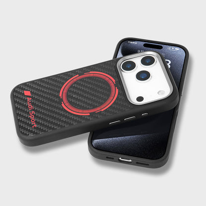 AUDI Sport MagSafe Carbon Fiber Phone Case - RSQ D5