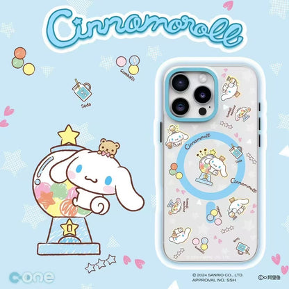 Sanrio Characters Tasty MagSafe Laser Glitter All-inclusive Shockproof IMD Protective Case Cover