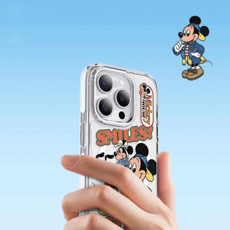 Disney Animation Collage MagSafe Shockproof Transparent Protective Cover Case