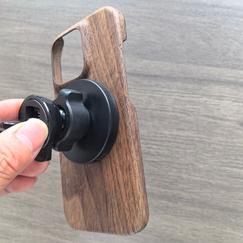 SHOWKOO MagSafe Aramid Natural Wood Ultra Slim Case Cover