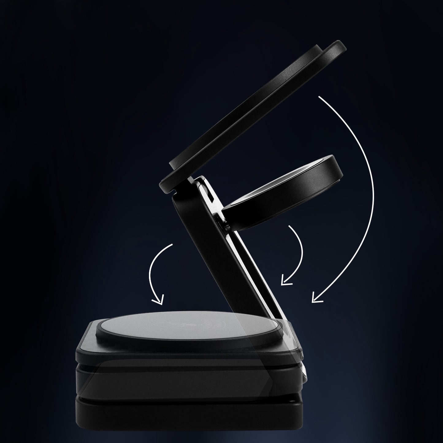 Lamborghini 3-in 1 Foldable Magnetic Wireless Charger -TE D1