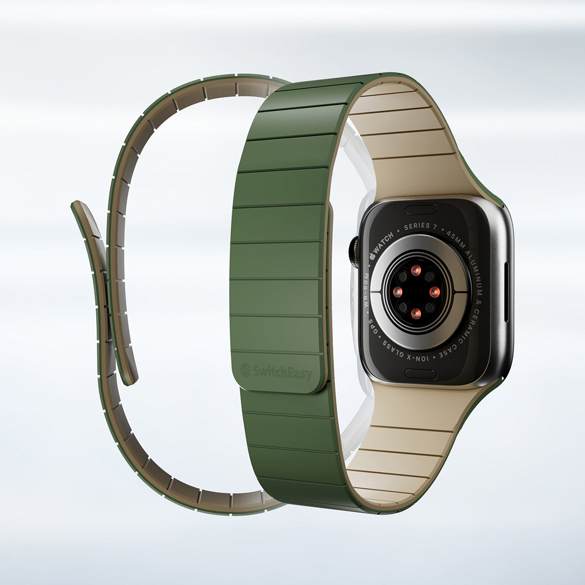 SwitchEasy Touch Silicone Magnetic Watch Band for Apple Watch