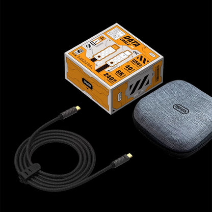 MfiSh Power Viper 240W 40Gbps USB4 Thunderbolt Type-C Data Cable Charging Line