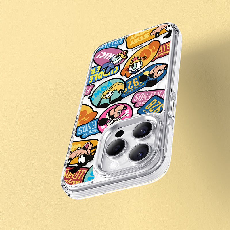 Disney Animation Collage MagSafe Shockproof Transparent Protective Cover Case