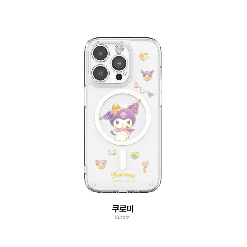 Sanrio Characters Lens Guard MagSafe Shockproof Transparent Case Cover