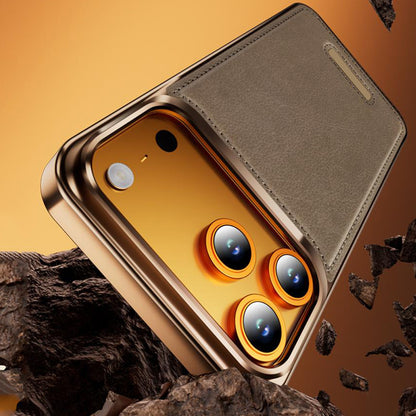 Armor King MagSafe Aluminum+Leather Heat Dissipation Protective Case Cover