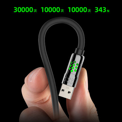 Mfish Armored Dragon VIII 240W USB-A+Type-C to Lightning+Type-C 4-in-1 Data Cable Charging Line