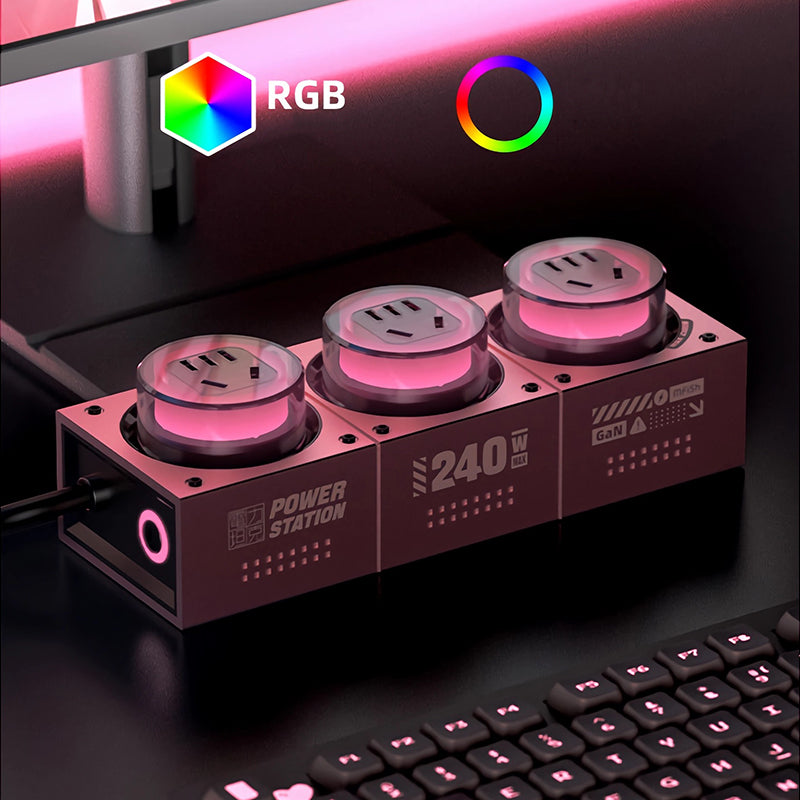 Mfish E-Tank Power Station 240W GaN PD Desktop Charger