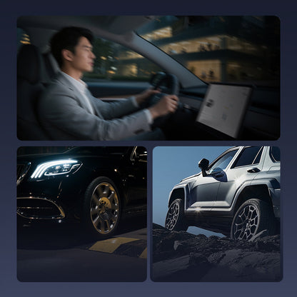 X-Doria Raptic Smart Rotation Kevlar Car Mount Foldable Phone Holder 15W Wireless Charger