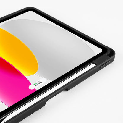 Armor King Double Aluminum Alloy Pivot Kickstand Acrylic + TPU Anti-bending Shockproof Case Cover for Apple iPad