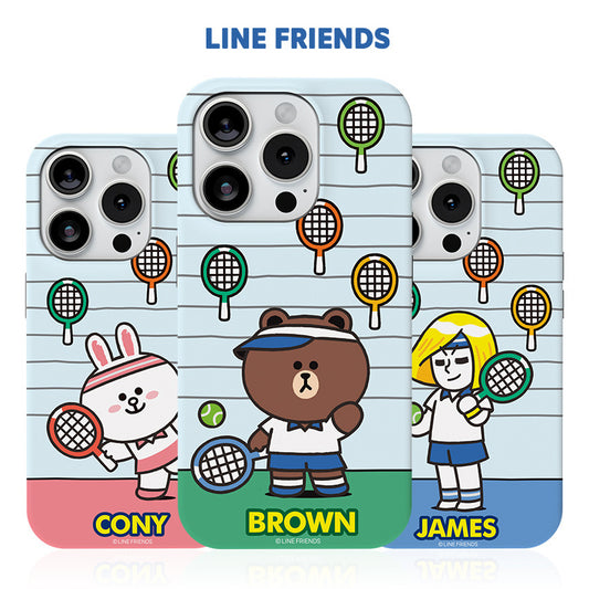 Line Friends Tennis Dual Layer TPU+PC Shockproof Guard Up Combo Case Cover