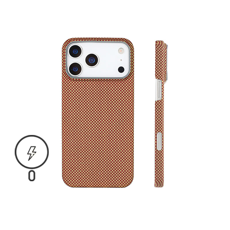 Armor King MagSafe Luxury Pure Aramid Fiber Slim Light Case Cover for Apple iPhone 17 series