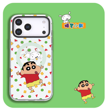 Mikalen Crayon Shin-chan MagSafe All-inclusive IMD Shockproof Protective Case Cover