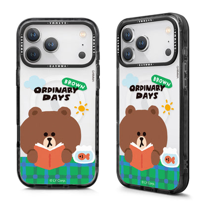 GARMMA Line Friends Ordinary Days MagSafe Premium Military Grade Drop Tested Impact Case Cover