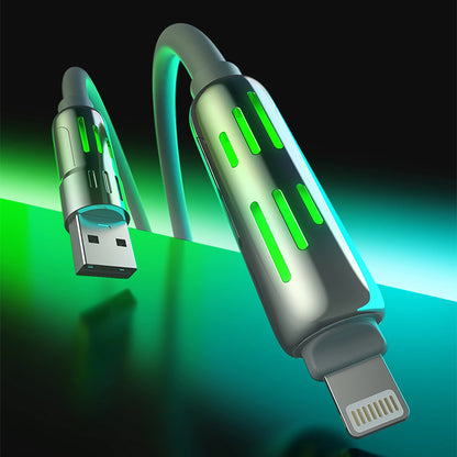 Mfish Armored Dragon I 240W USB-A+Type-C to Lightning+Type-C 4-in-1 Data Cable Charging Line