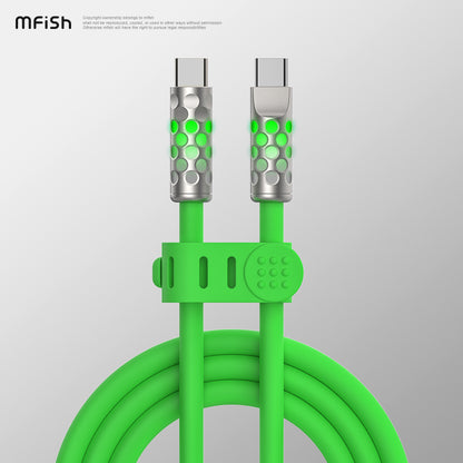MfiSh Power Viper Type-C to Lightning (30W) / Type-C (240W) Luminous Data Cable Charging Line
