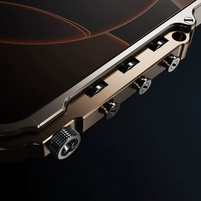 Armor King Trigger Mechanical Armor Premium Metal Bumper Case