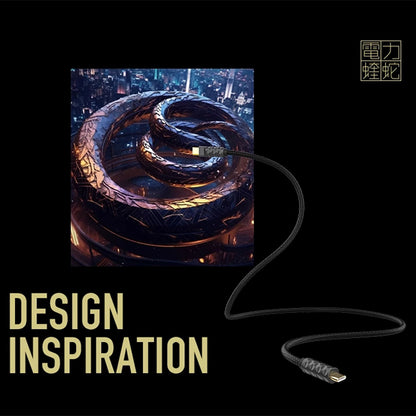 MfiSh Power Viper 240W 40Gbps USB4 Thunderbolt Type-C Data Cable Charging Line