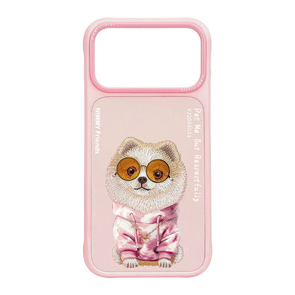 Nimmy Glasses Cute Pets Cool Embroidery Case Cover