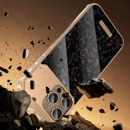 Armor King MagSafe Aluminum+Forged Carbon Fiber Heat Dissipation Aromatherapy Protective Cover Case