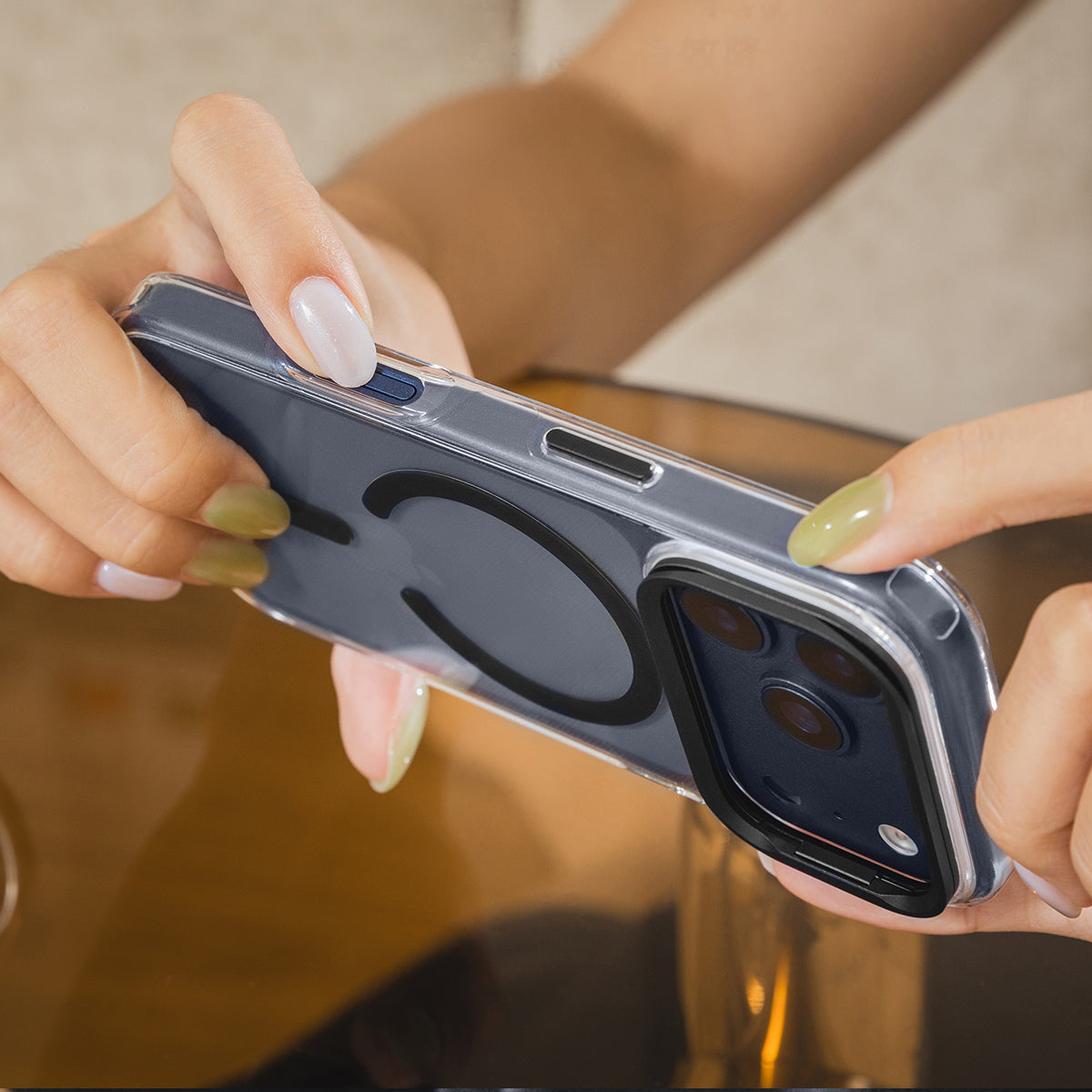 SwitchEasy LenStand M MagSafe Shockproof Stand Guard Protective Case Cover