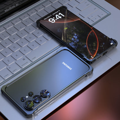 Luphie Slim Light Shockproof Snap-on Aluminum Metal Bumper Case Cover