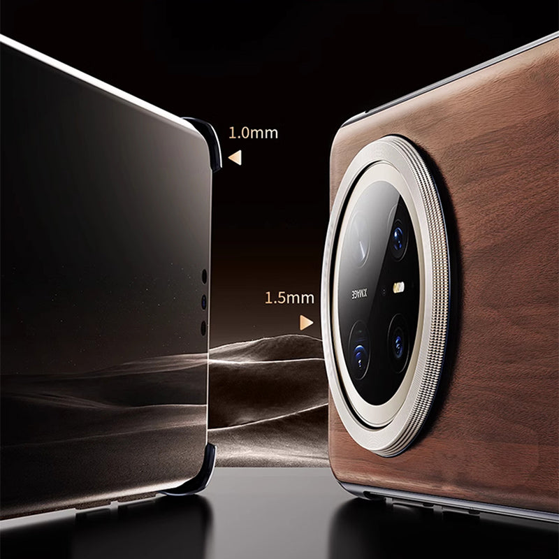 Oatsbasf MagSafe Metal+Wood Extraordinary Sliding Case Cover