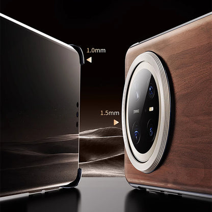 Oatsbasf MagSafe Metal+Wood Extraordinary Sliding Case Cover