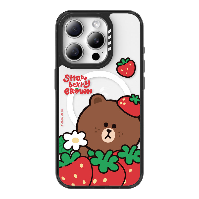 Line Friends Strawberry MagSafe Shockproof Case Cover