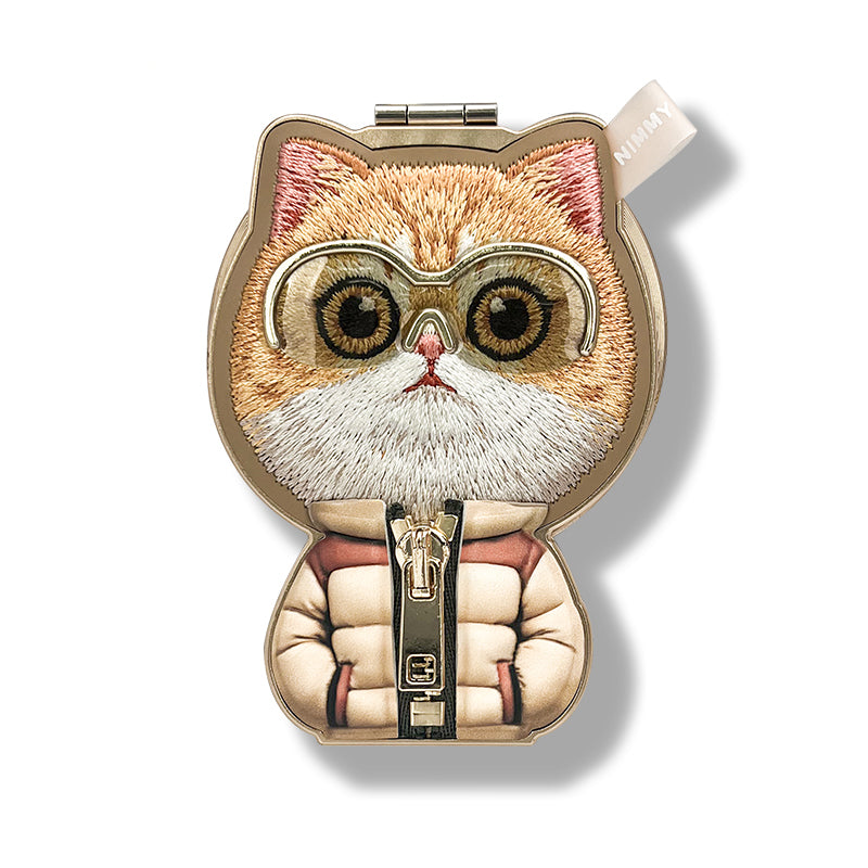 Nimmy Cool Glasses 2.0 Cute Pets 3D Embroidery Magnetic Bracket Phone Holder