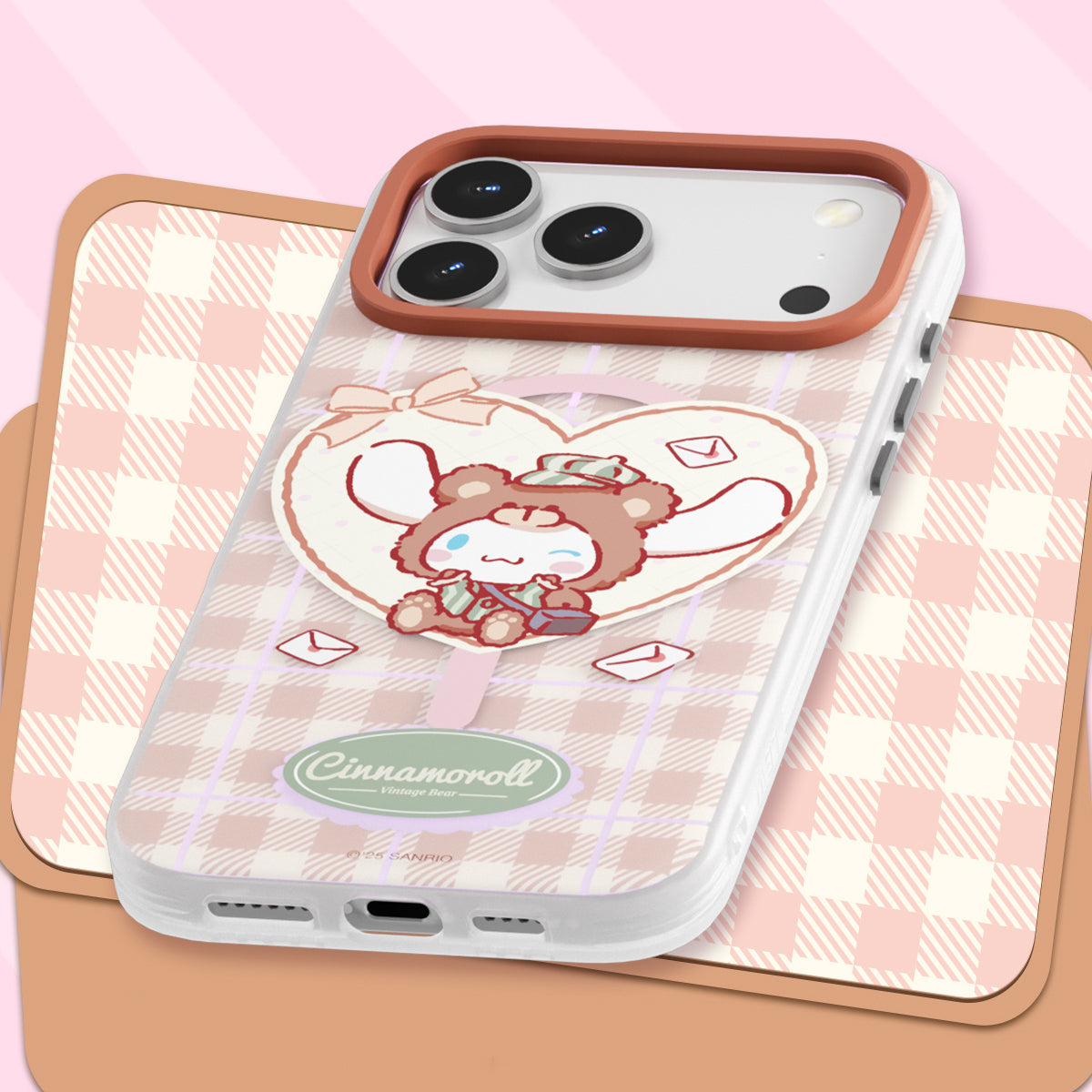 Sanrio Characters Vintage Bear MagSafe All-inclusive Shockproof IMD Protective Case Cover