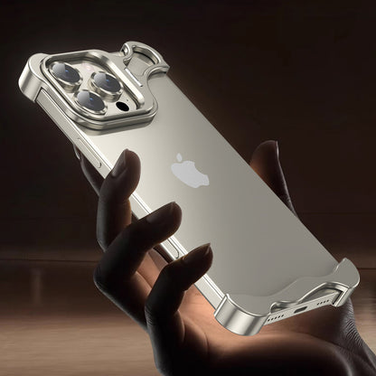 Armor King Wing Skeleton Lens Stand Frameless Anti-fall Metal Case Cover