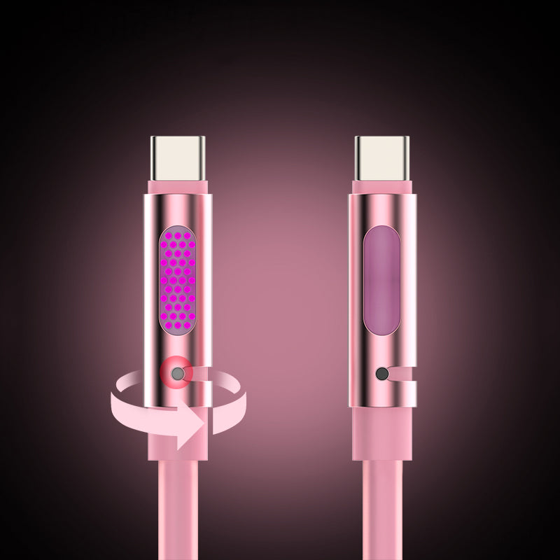 MfiSh Aroma Bee 240W Type-C to Type-C Aromatherapy Data Cable Charging Line