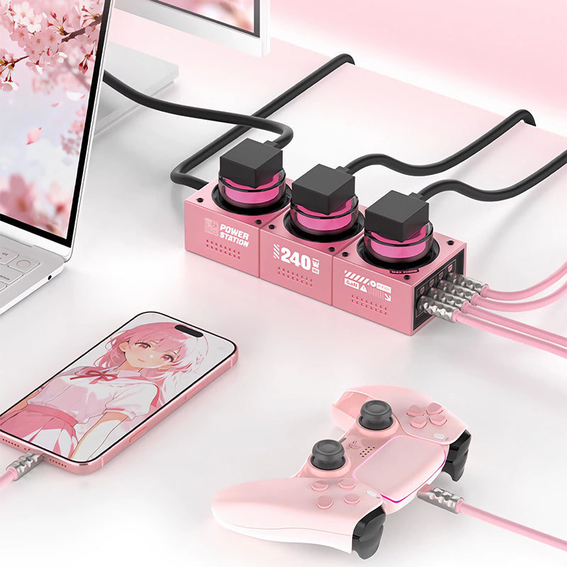 Mfish E-Tank Power Station 240W GaN PD Desktop Charger