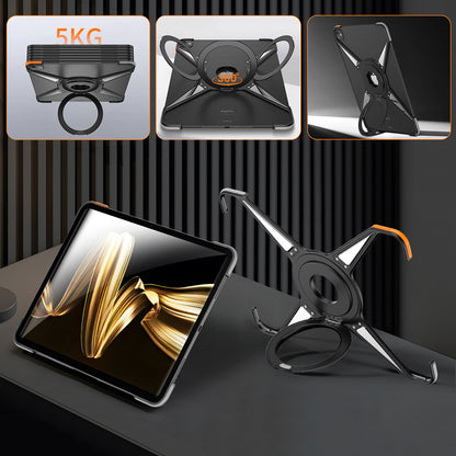 Amor King X 360° Magsafe Pivot Ring Stand True Air Shockproof Metal Alloy Case for Apple iPad