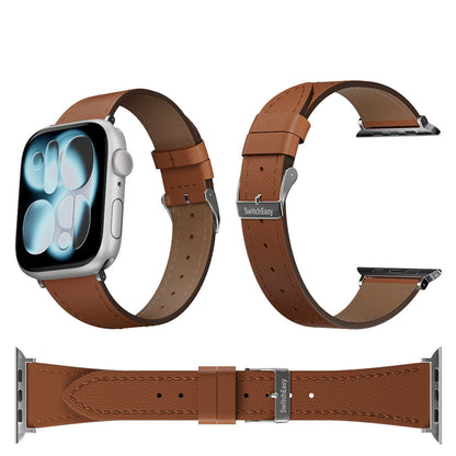 SwitchEasy Slim Genuine Leather Watch Band Apple Watch Strap